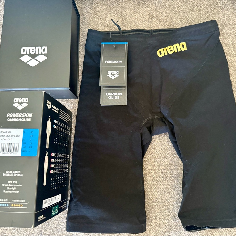 Arena Black Powerskin Swim Shorts